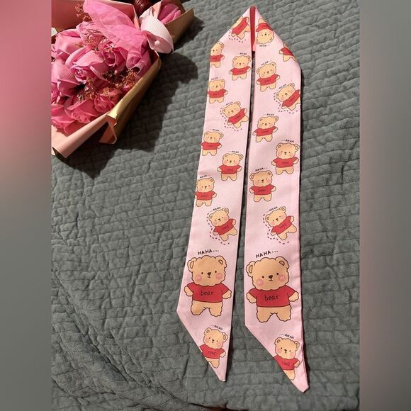 Pink Bear Hair Ribbon Headband – Fashion By Lucy - Picture 6 of 16